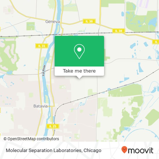 Mapa de Molecular Separation Laboratories