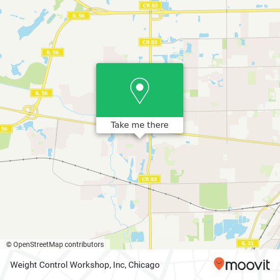 Mapa de Weight Control Workshop, Inc