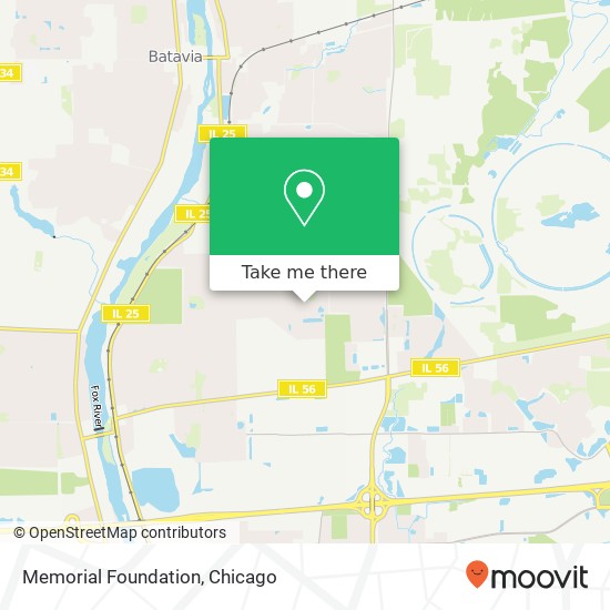 Memorial Foundation map