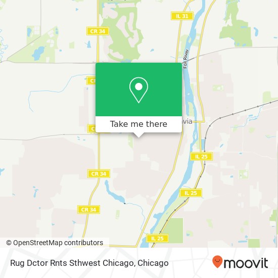 Rug Dctor Rnts Sthwest Chicago map