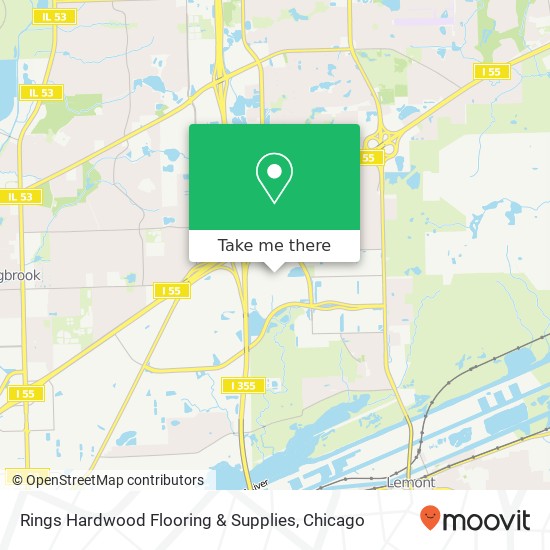 Mapa de Rings Hardwood Flooring & Supplies