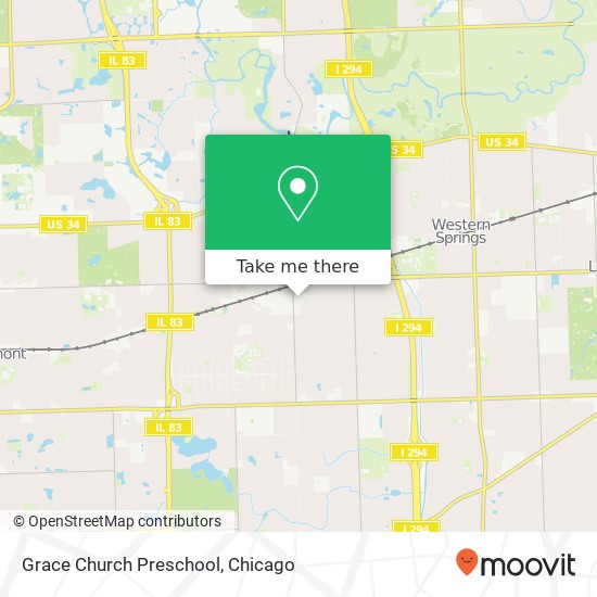 Grace Church Preschool map