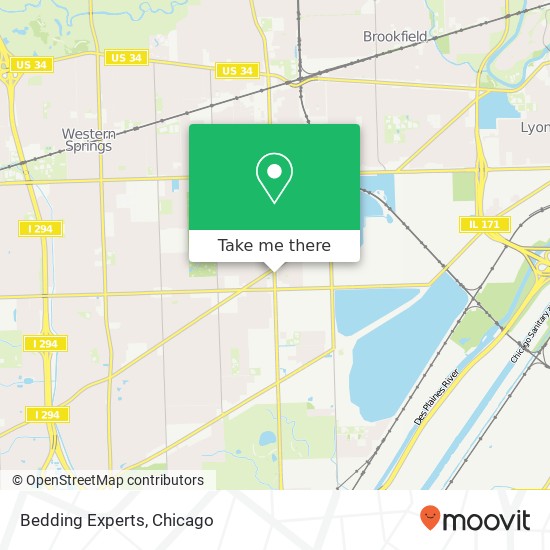 Bedding Experts map