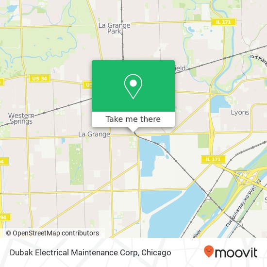 Mapa de Dubak Electrical Maintenance Corp