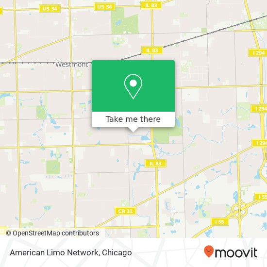 American Limo Network map