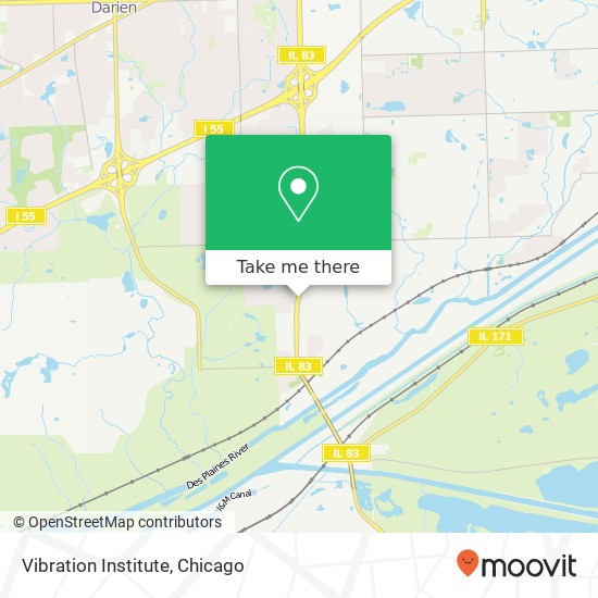 Vibration Institute map