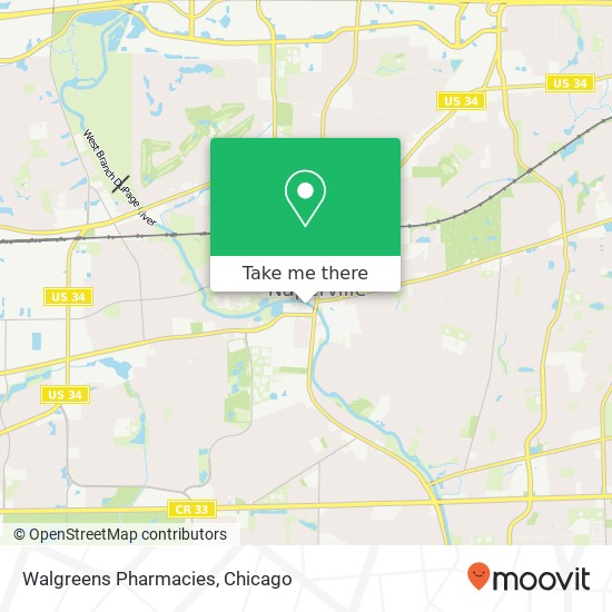 Walgreens Pharmacies map