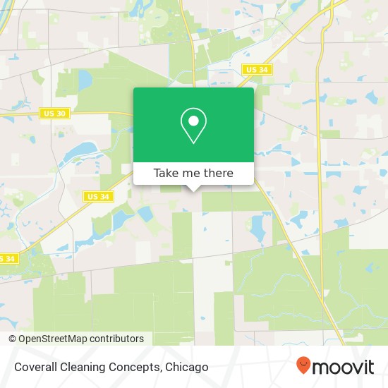 Coverall Cleaning Concepts map