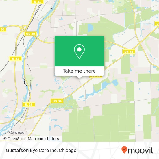 Mapa de Gustafson Eye Care Inc