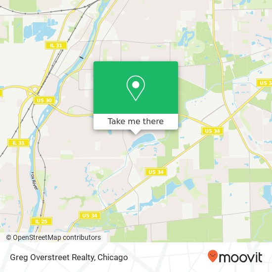 Greg Overstreet Realty map