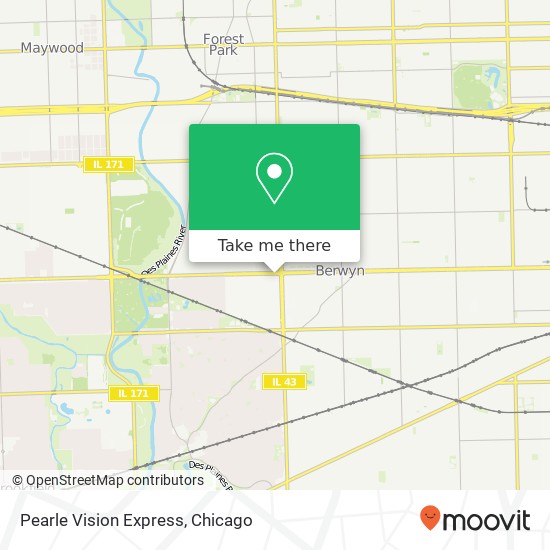 Pearle Vision Express map