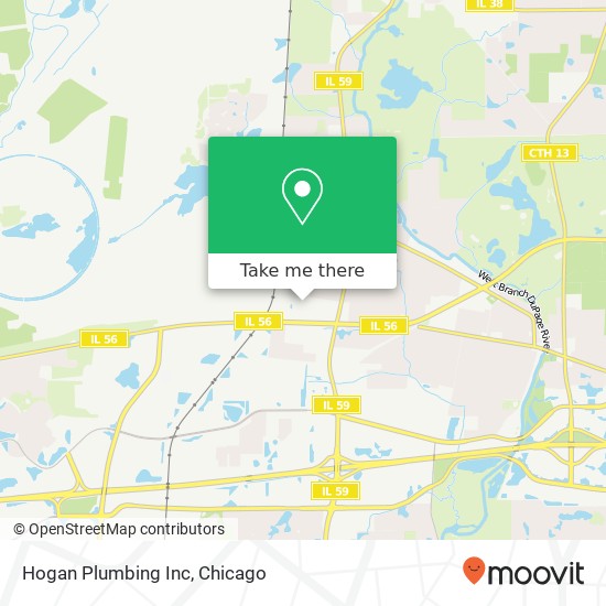 Hogan Plumbing Inc map