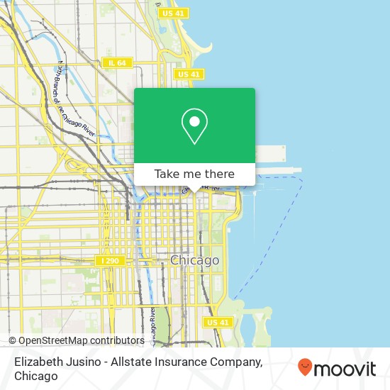 Mapa de Elizabeth Jusino - Allstate Insurance Company