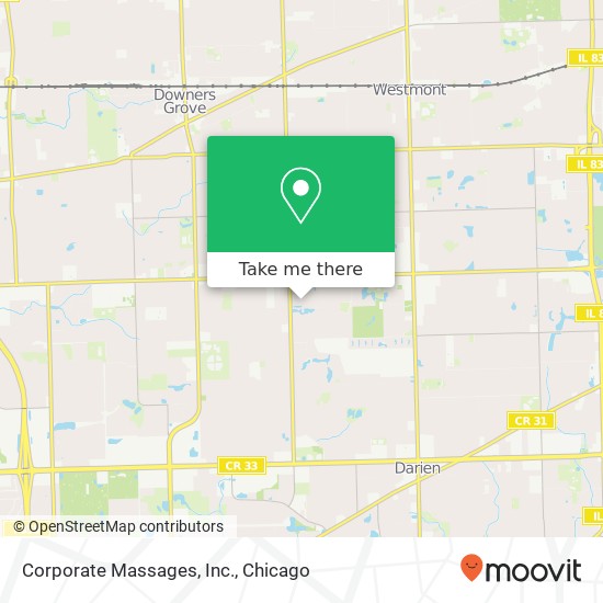 Corporate Massages, Inc. map