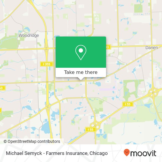 Mapa de Michael Semyck - Farmers Insurance