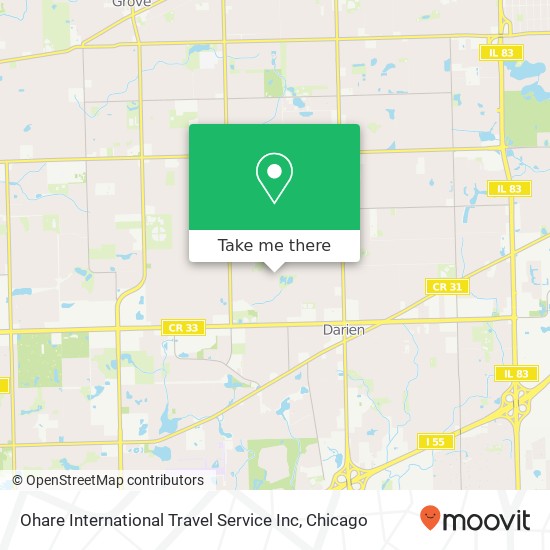 Ohare International Travel Service Inc map