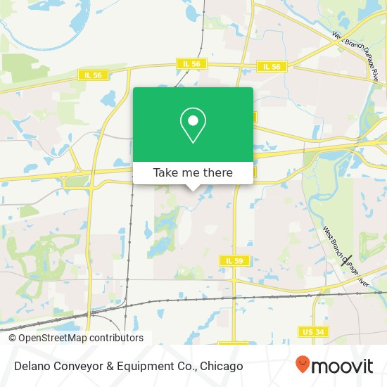 Delano Conveyor & Equipment Co. map