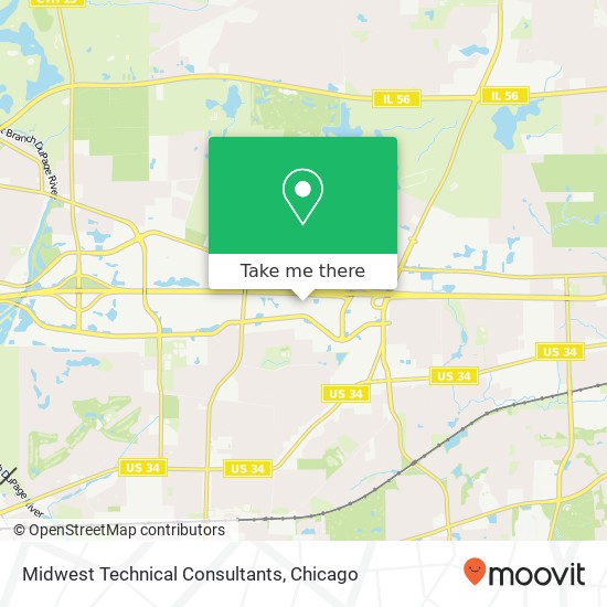 Midwest Technical Consultants map