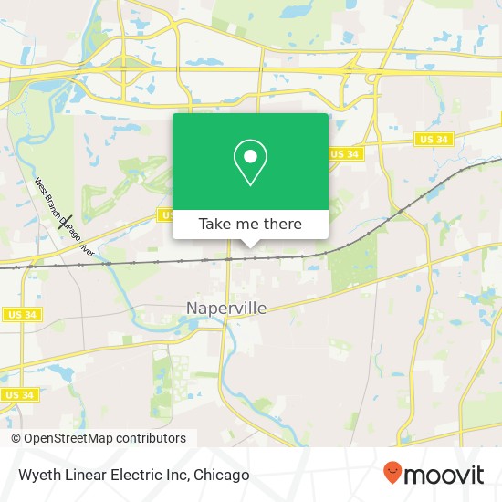 Mapa de Wyeth Linear Electric Inc