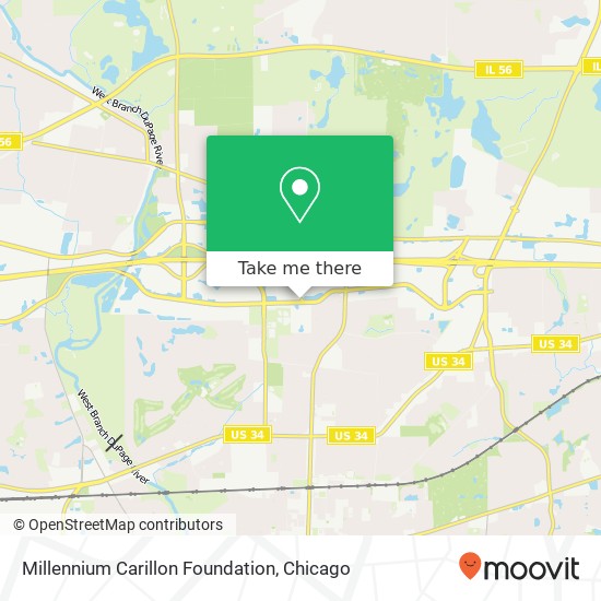 Millennium Carillon Foundation map