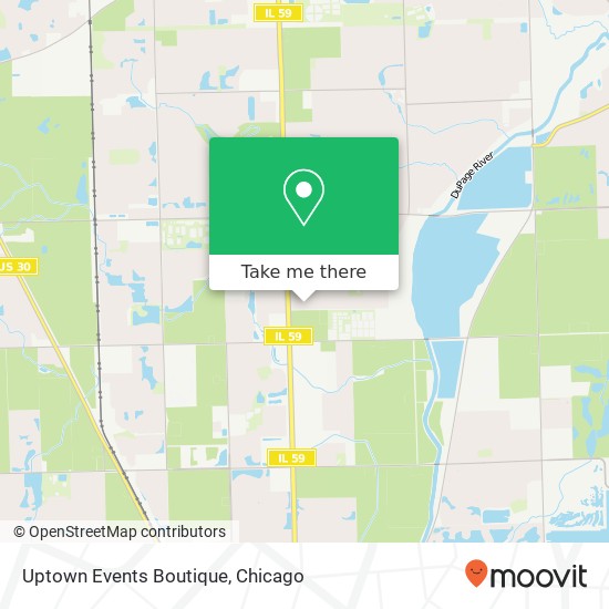Mapa de Uptown Events Boutique