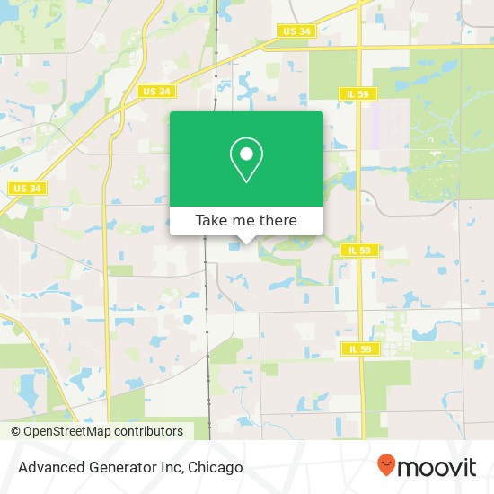 Mapa de Advanced Generator Inc