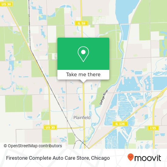 Mapa de Firestone Complete Auto Care Store