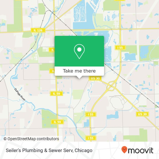 Mapa de Seiler's Plumbing & Sewer Serv