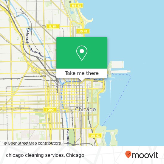 chicago cleaning services map