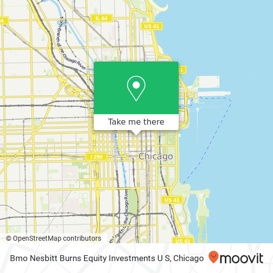 Bmo Nesbitt Burns Equity Investments U S map