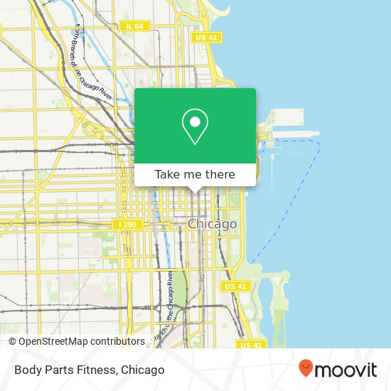 Mapa de Body Parts Fitness