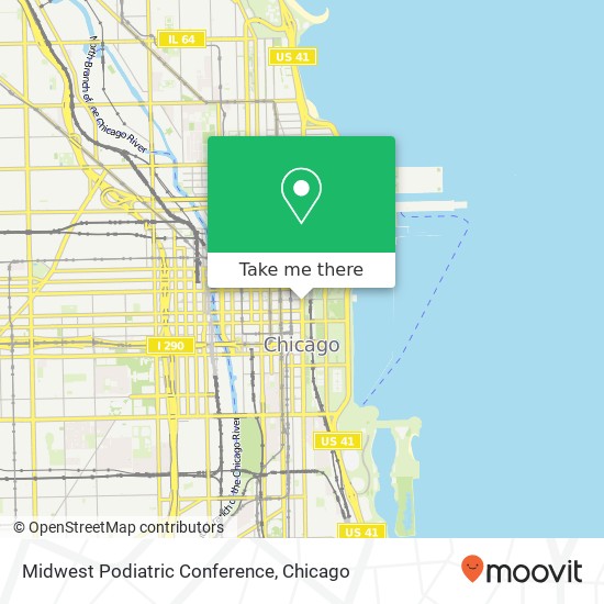 Mapa de Midwest Podiatric Conference