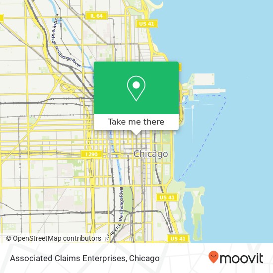 Associated Claims Enterprises map