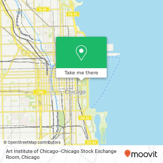 Art Institute of Chicago--Chicago Stock Exchange Room map