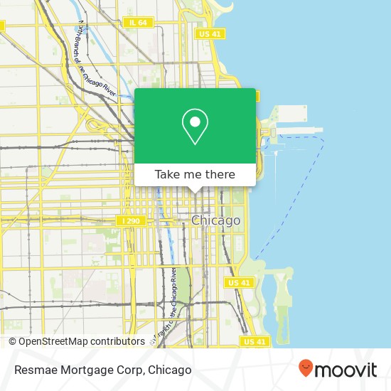Mapa de Resmae Mortgage Corp