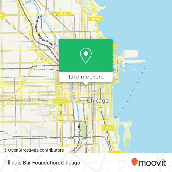 Mapa de Illinois Bar Foundation