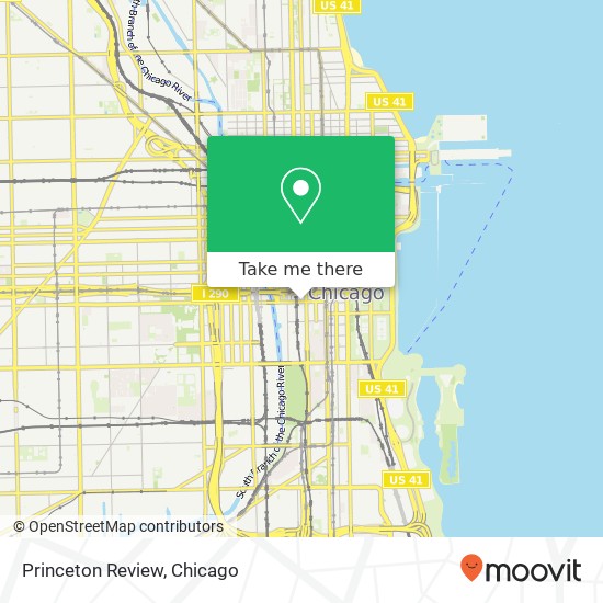 Princeton Review map