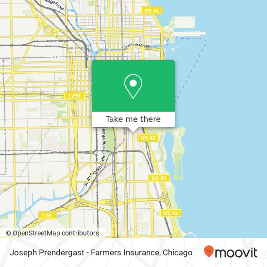 Mapa de Joseph Prendergast - Farmers Insurance