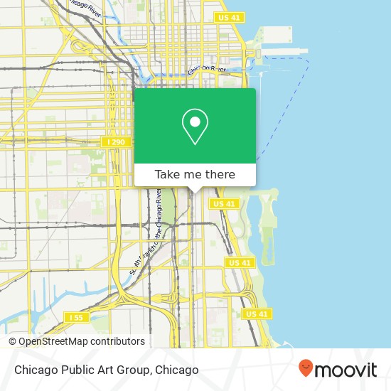 Mapa de Chicago Public Art Group