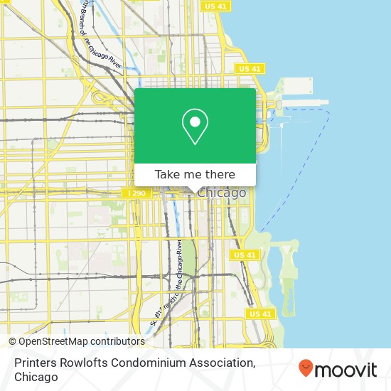 Printers Rowlofts Condominium Association map