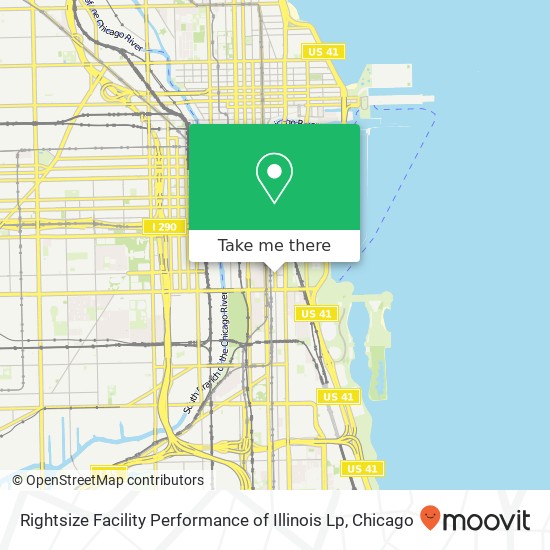 Rightsize Facility Performance of Illinois Lp map