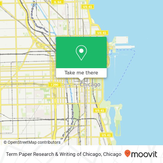 Term Paper Research & Writing of Chicago map