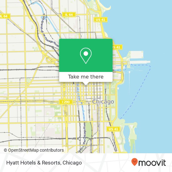 Hyatt Hotels & Resorts map