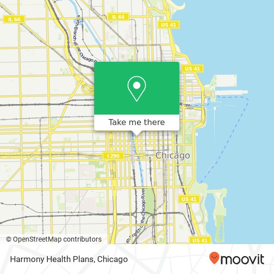 Harmony Health Plans map