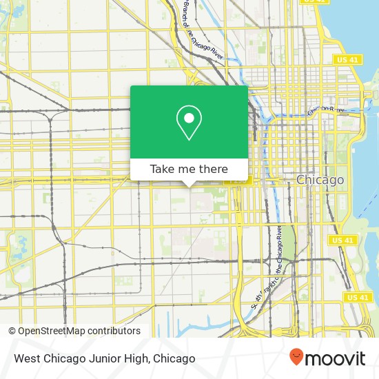 Mapa de West Chicago Junior High