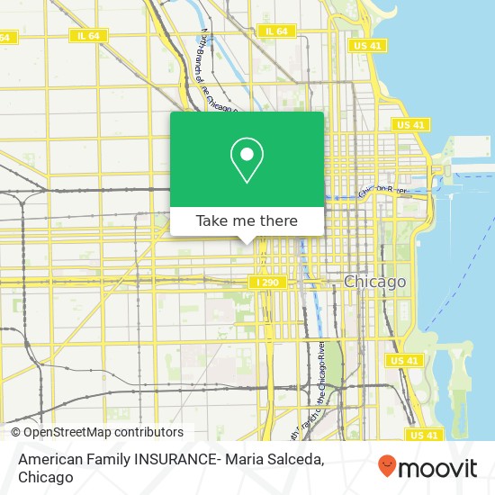 Mapa de American Family INSURANCE- Maria Salceda