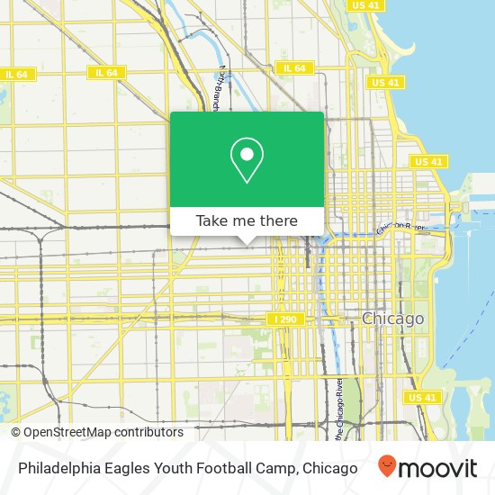 Philadelphia Eagles Youth Football Camp map