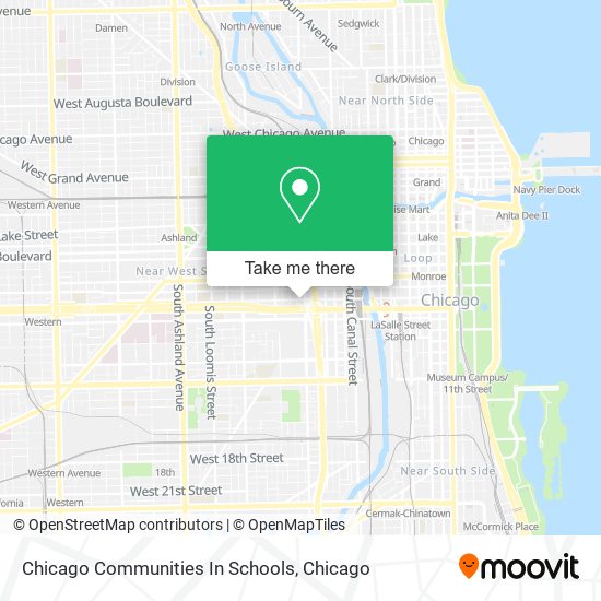 Chicago Communities In Schools map