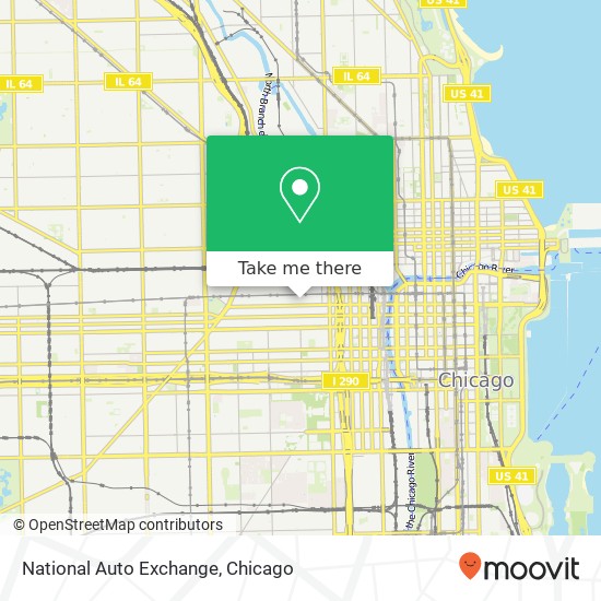 Mapa de National Auto Exchange