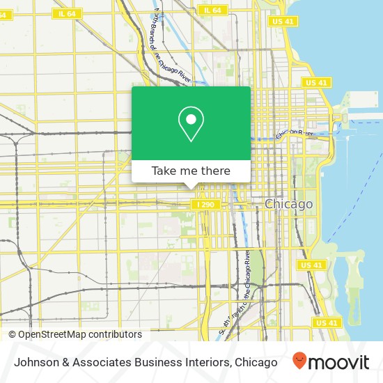 Mapa de Johnson & Associates Business Interiors